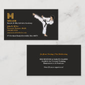 Martial Arts Karate Visitekaartje (Voorkant / Achterkant)