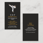 Martial Arts Karate Visitekaartje (Voorkant / Achterkant)