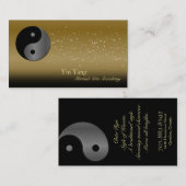 Martial Arts Karate Visitekaartje Yin Yang (Voorkant / Achterkant)