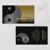 Martial Arts Karate Visitekaartje Yin Yang (Voorkant / Achterkant)