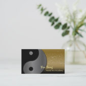 Martial Arts Karate Visitekaartje Yin Yang (Staand voorkant)