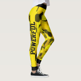 Martial Arts Kickboxing Daisy Theme Leggings