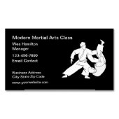 Martial Arts Klasse Moderne Magnetische Visitekaar Magnetisch Visitekaartje (Voorkant)