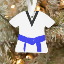 Martial Arts Lichtblauwe riem Uniform