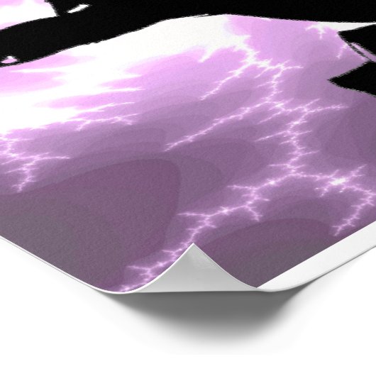 Martial Arts Lightning Wall Border Poster (Hoek)