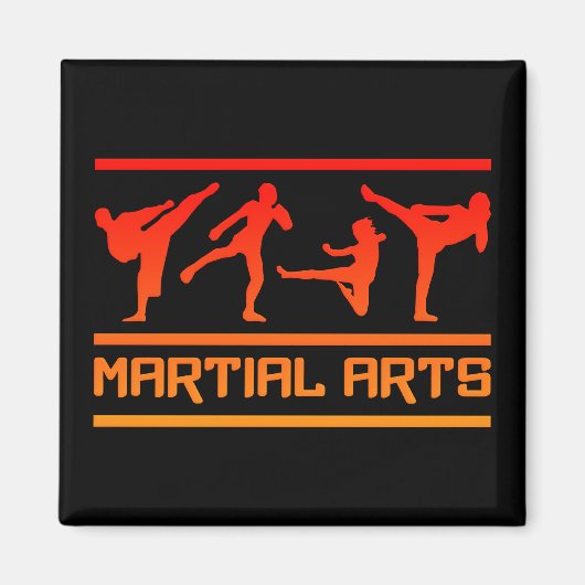 Martial Arts magnet (Voorkant)