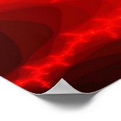 Martial Arts man Red Lightning poster (Hoek)