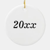 Martial Arts Merry Kick Mas Keramisch Ornament (Achterkant)