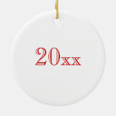 Martial Arts Merry Kick Mas Light Blue Belt Keramisch Ornament (Achterkant)