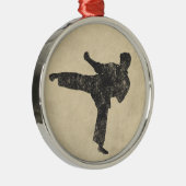Martial Arts Metalen Ornament (Rechts)