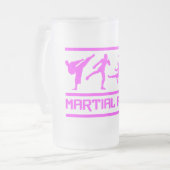 Martial Arts mok - kies stijl en kleur (Voorkant links)