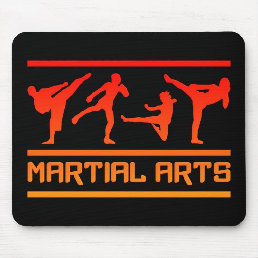 Martial Arts mousepad Muismat (Voorkant)