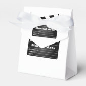 Martial Arts Movie Clapperboard Bedankdoosjes (Voorkant Zijde)