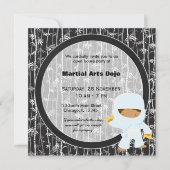 Martial Arts Open Huis Kaart (Voorkant)