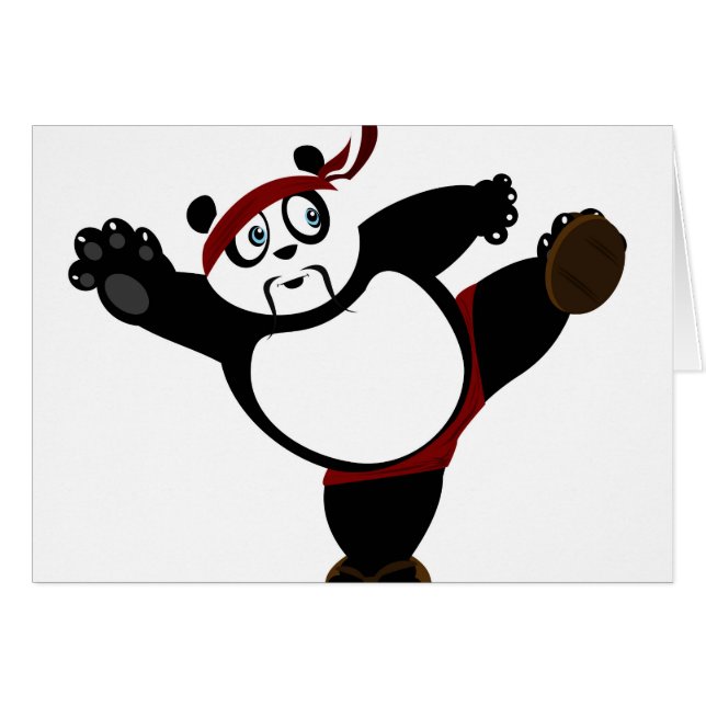 Martial Arts Panda 2 (Voorkant Horizontaal)