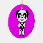 Martial Arts Panda Beer Ornament (Rechts)