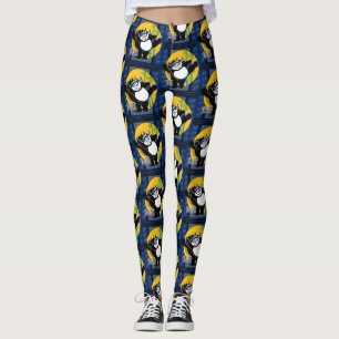 Martial Arts Panda Leggings