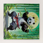 Martial Arts Panda Legpuzzel (Horizontaal)