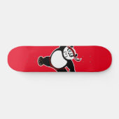 Martial Arts Panda - Rood Persoonlijk Skateboard (Horizontaal)