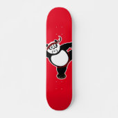 Martial Arts Panda - Rood Persoonlijk Skateboard (Voorkant)