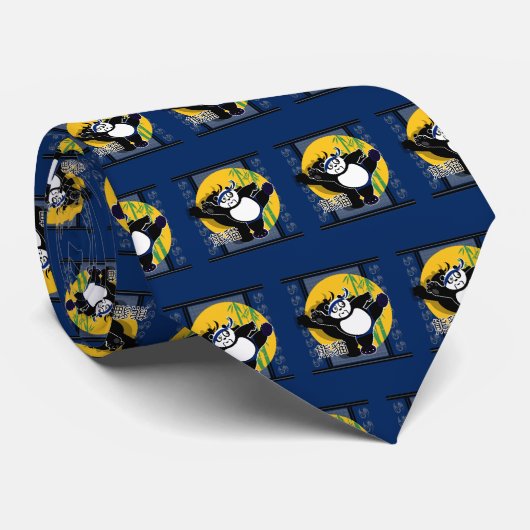 Martial Arts Panda Stropdas (Opgerold)