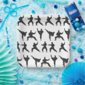 Martial Arts Papieren Bordje (Feest)