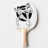 Martial Arts Ping Pong Paddle Tafeltennisbatje (Voorkant)