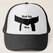 Martial Arts Plain Black Belt mam Pet (Voorkant)