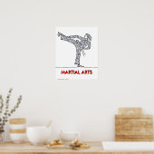 MARTIAL ARTs Poster (Keuken)