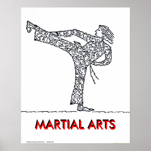 MARTIAL ARTs Poster (Voorkant)
