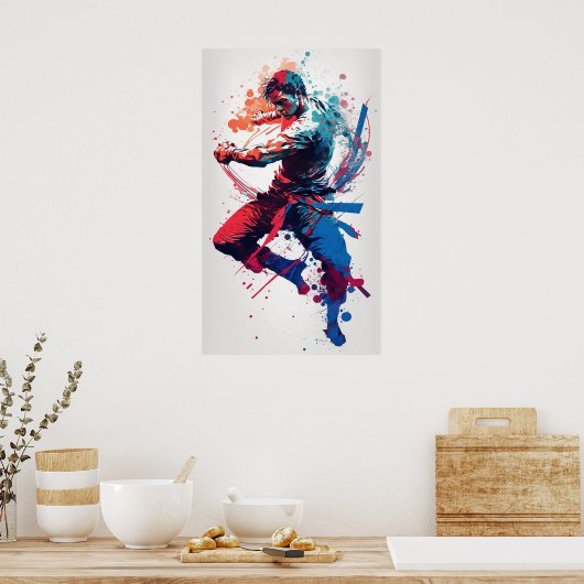 Martial Arts Poster (Keuken)