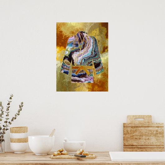 Martial Arts Poster Karate Judo Keikogi Art Print (Keuken)