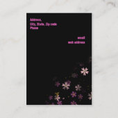 Martial Arts Princess Visitekaartje (Achterkant)