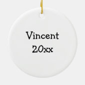 Martial Arts Proud om een groene gordel te worden Keramisch Ornament (Achterkant)