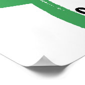 Martial Arts Proud om een groene gordel te worden Poster (Hoek)