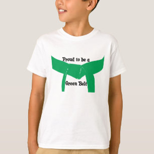 Martial Arts Proud om een groene gordel te worden T-shirt