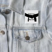 Martial Arts Proud om een zwarte gordel Button te (In situ)