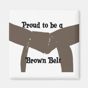 Martial Arts Proud'a Brown Belt Magneet