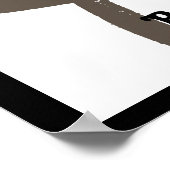 Martial Arts Proud'a Brown Belt Poster (Hoek)