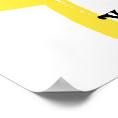 Martial Arts Proud'a Yellow Belt Poster (Hoek)