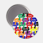 Martial Arts Rank Riemen Magneet (Voorkant / Achterkant)