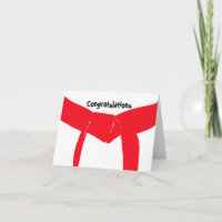 Martial Arts Red Belt gefeliciteerd