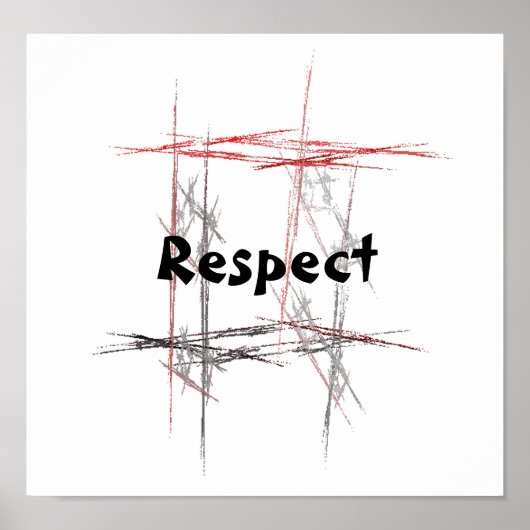 Martial Arts Respect Poster (Voorkant)