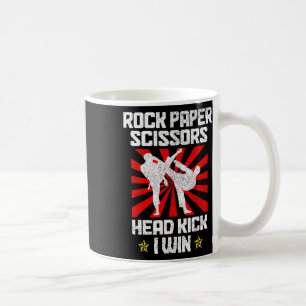 Martial Arts Rock Papier Schaar Taekwondo Karate Koffiemok