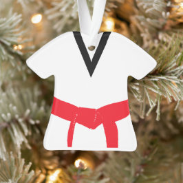Martial Arts Rode Belt Uniform Ornament
