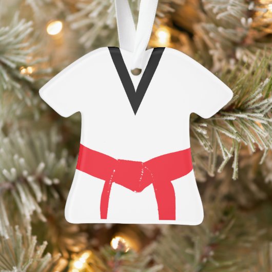 Martial Arts Rode Belt Uniform Ornament (Boom)