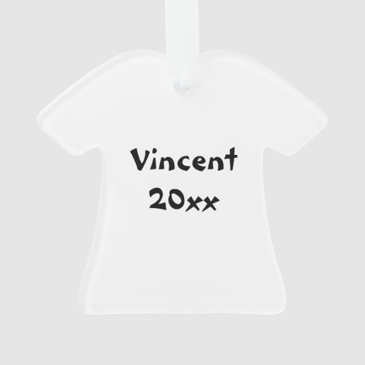 Martial Arts Rode Belt Uniform Ornament (achterkant)