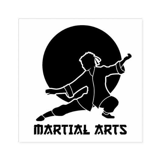Martial Arts Rubberstempel (Afrduk)