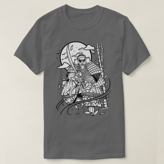 Martial Arts Samurai Bushido Code Premium T-Shirt (Design voorkant)