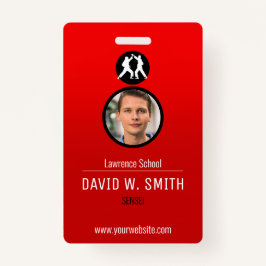 Martial Arts School Academy Institute Badge